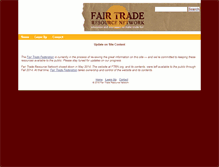 Tablet Screenshot of fairtraderesource.org
